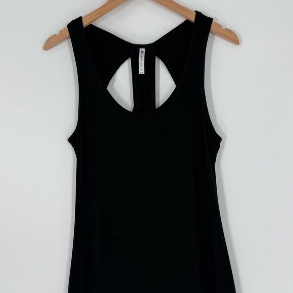 Fabletics Claudia Back Cutout Maxi Dress in Black | Medium - Picture 4 of 8